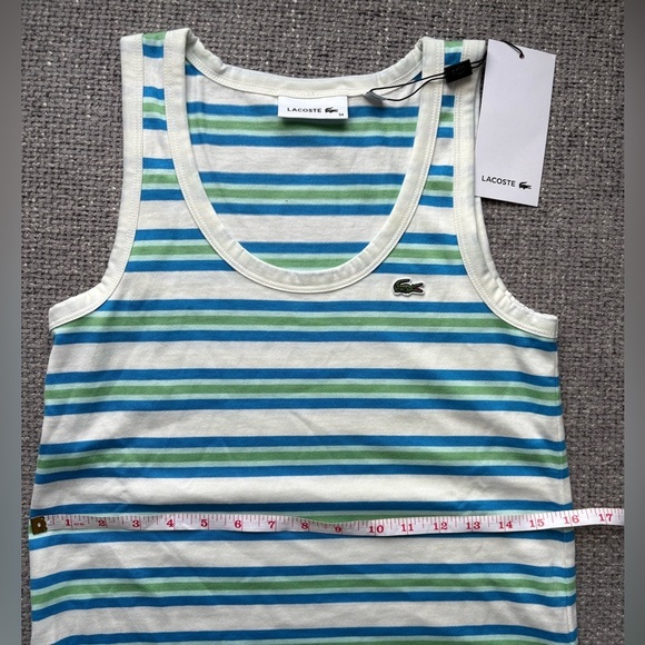 BNWT Lacoste Striped Cotton Dress β Size 34 - Picture 2 of 10